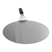 Stainless Steel Pizza Peel 12 Inch with SlipResistant Backstep and Ergonomic Comfortable Grip