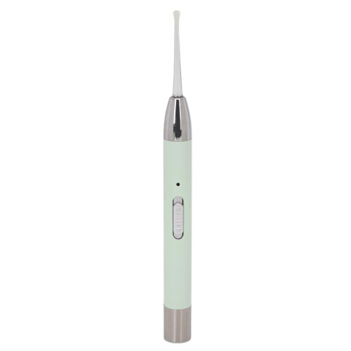 LED Ear Penlight with Dual Light Sources, Comfortable Grip, 300mAh Battery, Light Green
