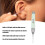 LED Ear Penlight with Dual Light Sources, Comfortable Grip, 300mAh Battery, Light Green 5