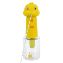 Automatic Dog Soap Dispenser IPX5 Waterproof Rechargeable Pet Shampoo Foaming Sprayer Yellow