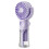 Handheld Misting Fan with Spray Function USB Rechargeable Cooling for Summer (Purple) 1