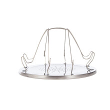 Camping Toaster Stainless Steel Bread Toaster Rack Folds to Toast Four Slices for Outdoor Use