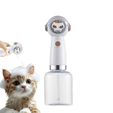 Dog Shampoo Dispenser with Automatic Foam Generation, Waterproof Pet Grooming Showerhead White