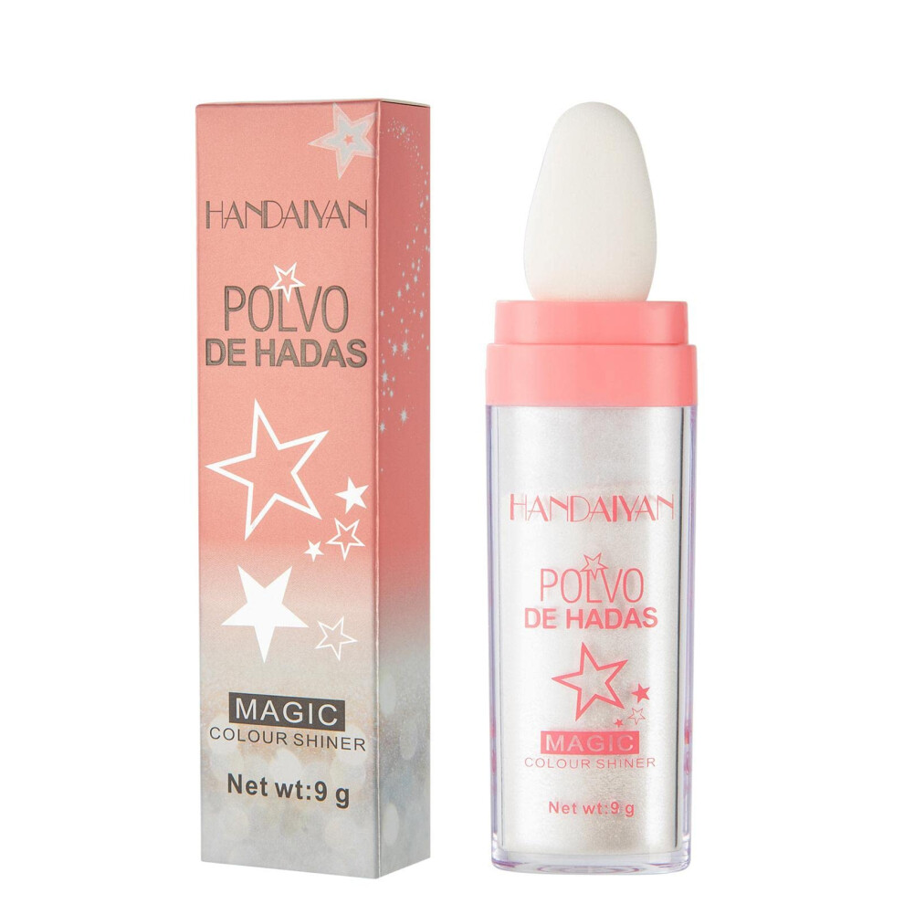 Body Glitter Highlighter Stick with Longlasting Glow for Face and Body Shimmer Makeup 3 Colors