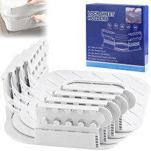 Fitted Sheet Holder With Fastening Strips Universal Fit Bed Sheet Clips