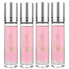 Solid Perfume and Roll On Stick, Longlasting Natural Essential Oil Fragrance, Unisex 4pcs