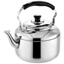Whistling Kettle for Gas or Induction Hob, Large Capacity Stainless Steel with Loud Whistle Alert