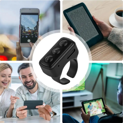 Telecomando con scorrimento a dito, telecomando Bluetooth rosa 2