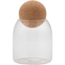 Barattolo in vetro senza piombo da 500 ml con tappo a sfera e coperchio, contenitore per la conservazione