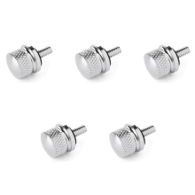 Verchroomde aluminium schroefdop voor zadelbout