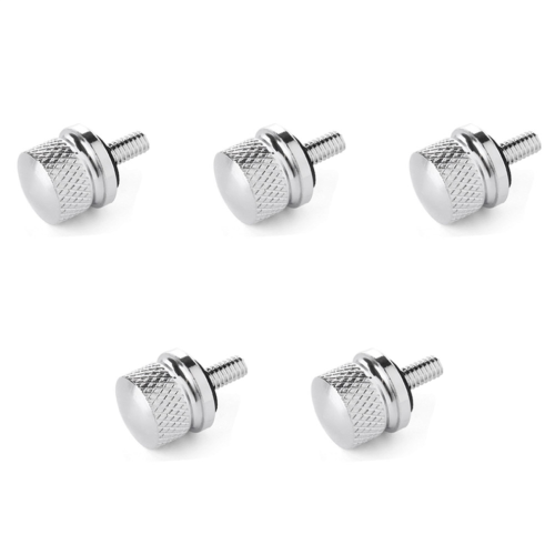 Tapa de tornillo para perno de asiento de aluminio cromado