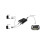 Εκτυπωτής USB 2 σε 1, χειροκίνητος μετατροπέας KVM 2 θυρών, μαύρος 3