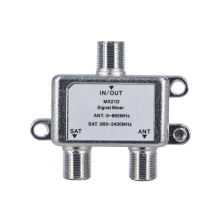 2-weg tv-antenne satellietsplitter antennekabel signaalsplitter