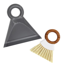 Set mini spazzola e paletta compatti, scopa portatile a mano
