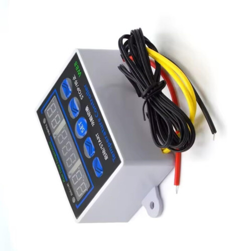 Aquarium Thermostat Controller with LED Display Timer, Waterproof Probe, Dual Heating Cooling 12V/220V