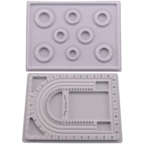 Plateau à perles floqué (lot de 2)