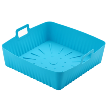 Siliconen bakvorm voor airfryer van 23 cm/9 inch, geschikt voor airfryer van 6-8 liter.