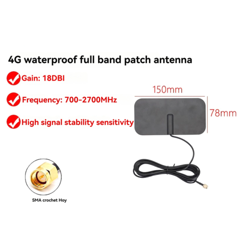 4G LTE Patch Antenna-SMA Male, Ενισχυτής Σήματος Δρομολογητή Οχήματος 0,5 μέτρα 1
