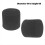 2 stuks sponspluggen voor luidsprekerpoorten/basreflexbuizen 80x80mm 2