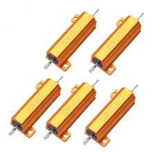5 stuks 50W 10 Ohm 5% aluminium behuizing weerstand, LED auto weerstand