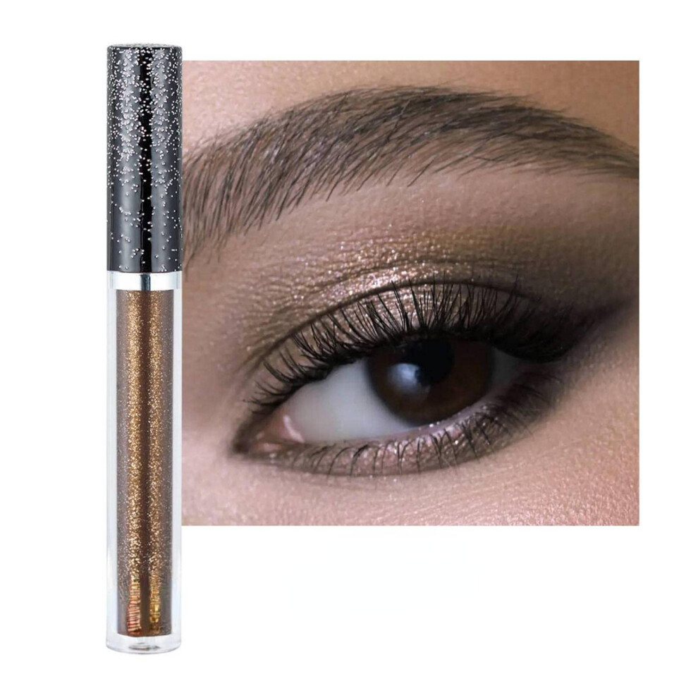 12 Color Liquid Eyeshadow Set with Diamond Shimmer Finish for Eye Makeup and Highlight
