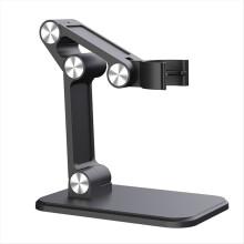 Soporte para microscopio plegable y de ángulo ajustable