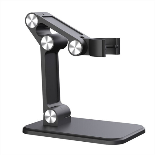 Soporte para microscopio plegable y de ángulo ajustable
