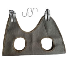 Pet Dog Grooming Hammock Cat And Dog Restraint Bag Nail Clipping Size M Armygreen