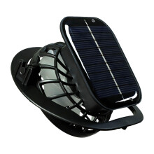 Solar Hat Fan with Solar and USB Dual Power, 3Speed Cooling for Outdoor Travel, Hiking and Beach