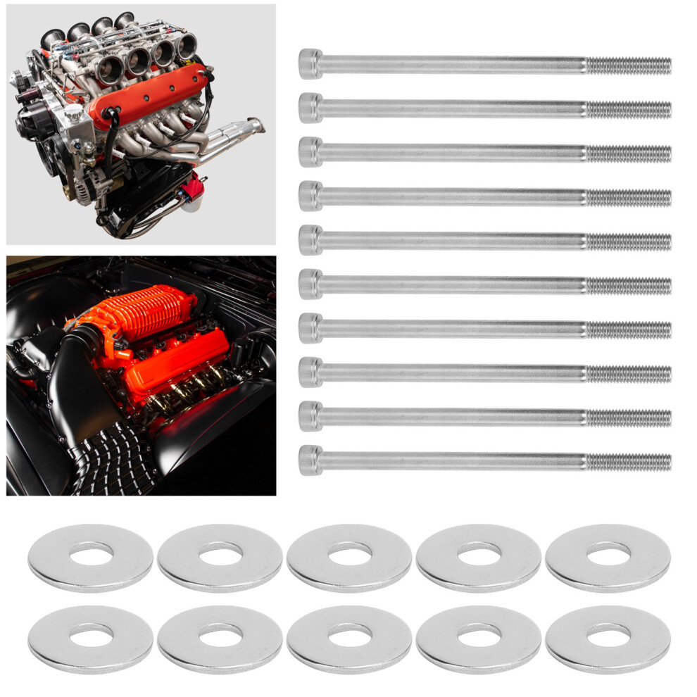 Stainless Steel Intake Manifold Bolts For Chevy V8 Ls Engines 7681382416301