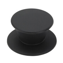 Black Silicone Pot Lid Knob Replacement Handle, Heat Resistant Grip for Cookware
