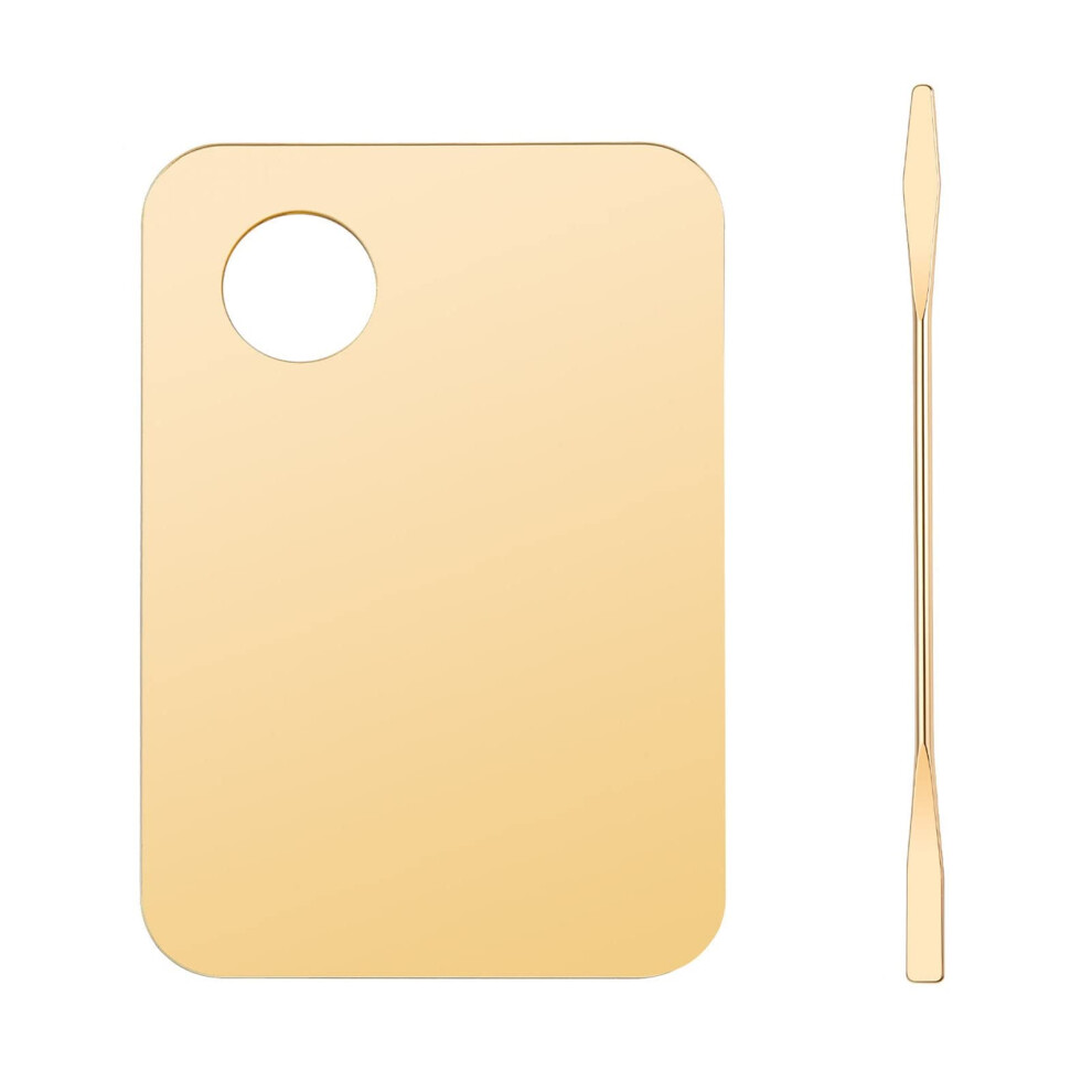 Makeup Mixing Palette with DoubleEnded Spatula for Precision Color and Nail Art