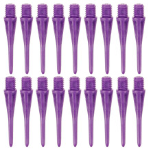 50pcs WearResistant Soft Tip Dart Points with Threaded Replacement Tips for Electronic Darts Purple
