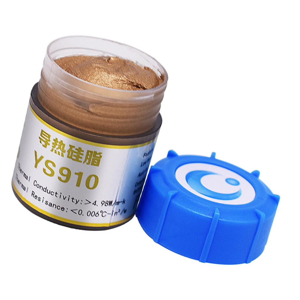 Advanced Silicone Heat Sink Compound For Laptop Processors Nonmetallic Safe Application Conductivity Grease Gold 9044945508529