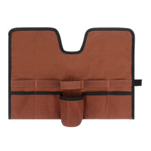 Canvas Bartender Kit Bag Cocktail Tool Bag Home Bar Accessories Brown Canvas Indoor Use Bar Kit Organizer