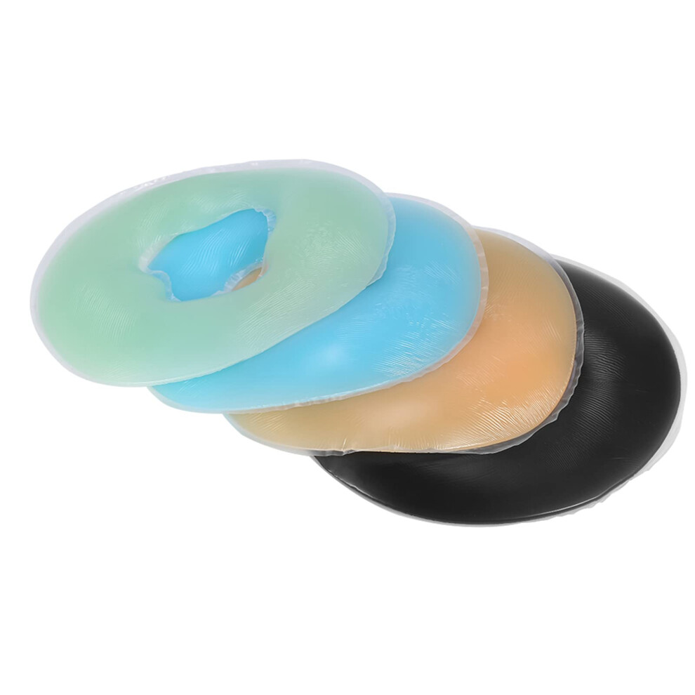 Sky Blue Silicone Face Massage Pillow With Ergonomic Face Support For Spa And Beauty Bed