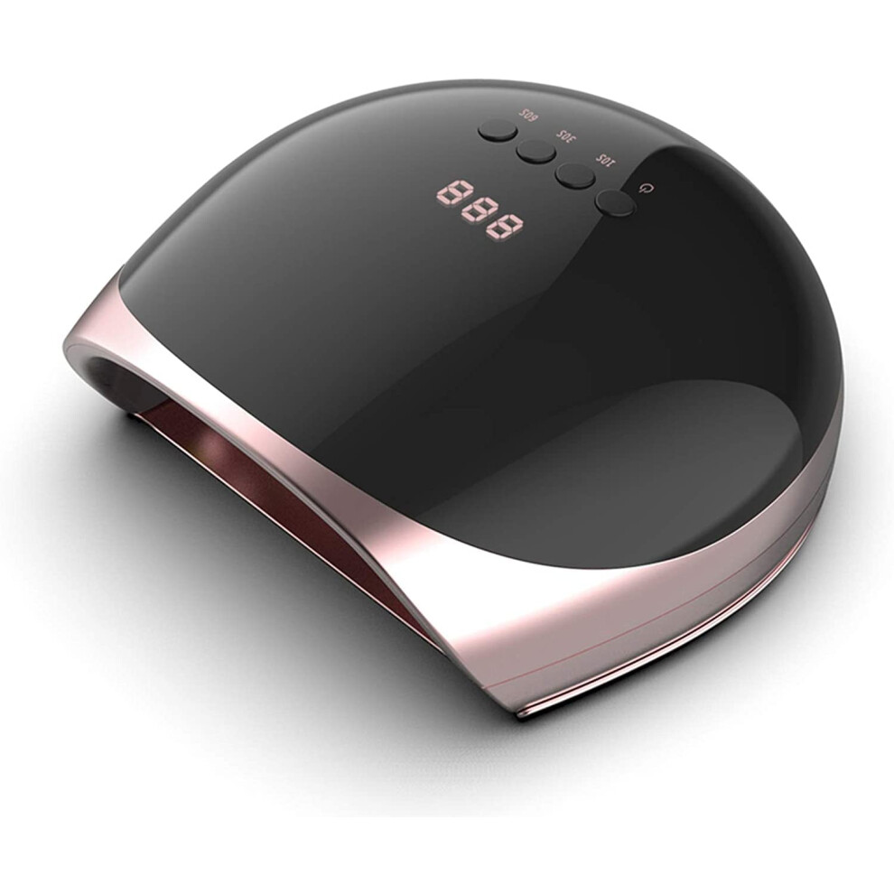 68W LED Nail Lamp UV Nail Dryer with 360 Even Curing, Multiple Timer Modes, LCD Display
