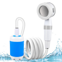 Portable Camping Shower with 4000mAh Battery, IPX7 Electric Pump for Hiking, Car Wash and Pet Bath