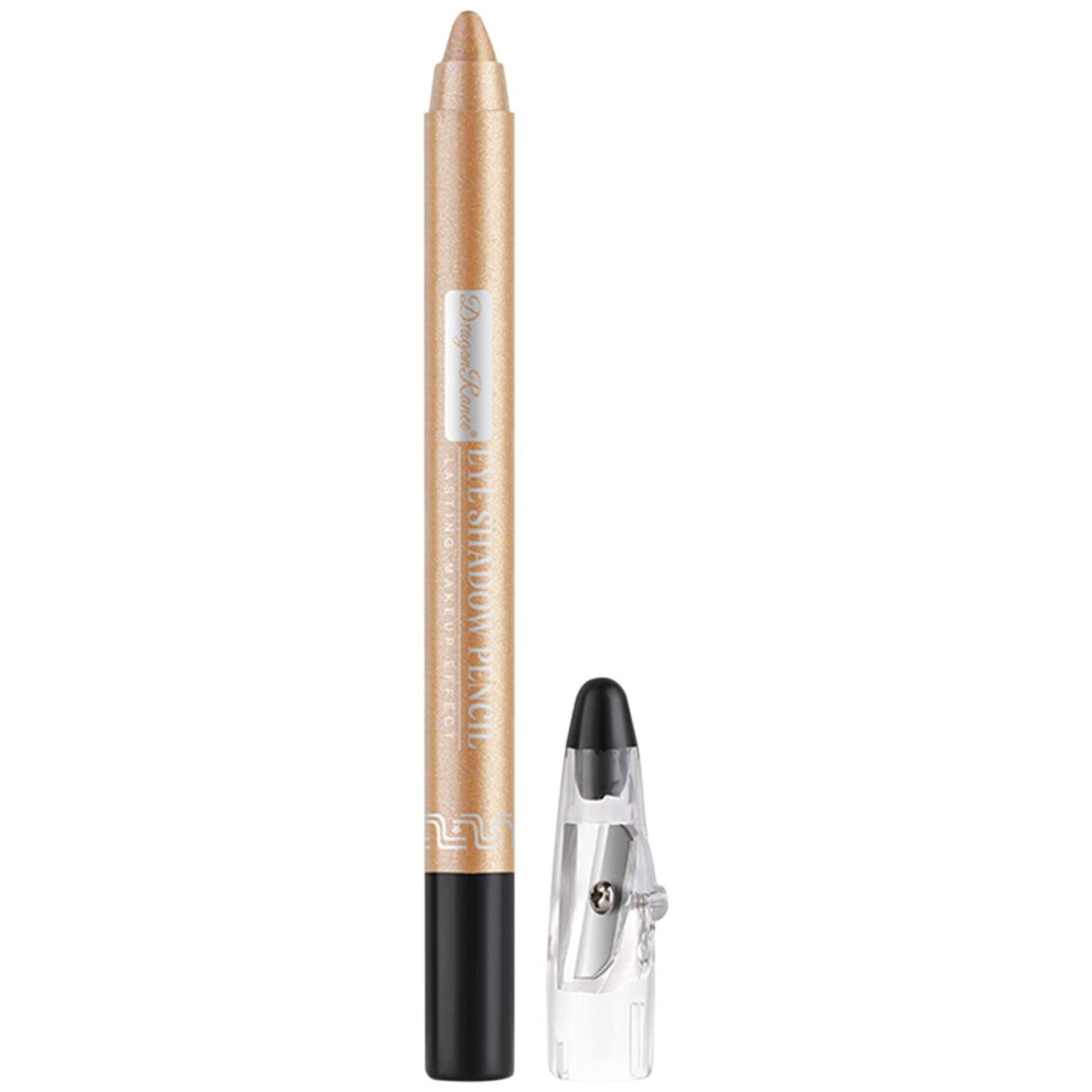 Eye Shadow Stick and Eyeliner Pen with BuiltIn Sharpener, Creamy LongLasting Pearl Shimmer
