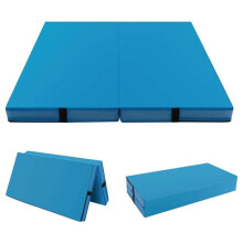 Gymnastikmatte - HELLOSHOP26 - Faltbar - 122 x 122 x 10 cm - Dicke Polsterung - Rutschfest