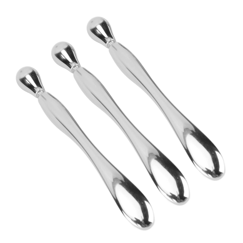 Cream Eye Applicator With Cooling Massage Roller, Dual Head Design Scoop Tool 3Pcs