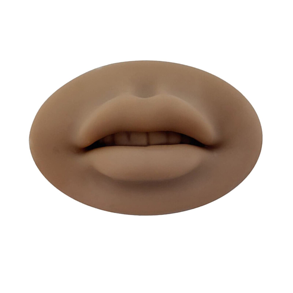 Lip Tattoo Practice Skin with Realistic Texture, Pigment Friendly Silicone Pad for Permanent Makeup Training