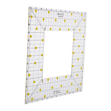Quilting Ruler for Easy Quilt Square Cutting Sewing Fabric Patchwork Template with Smooth Edges