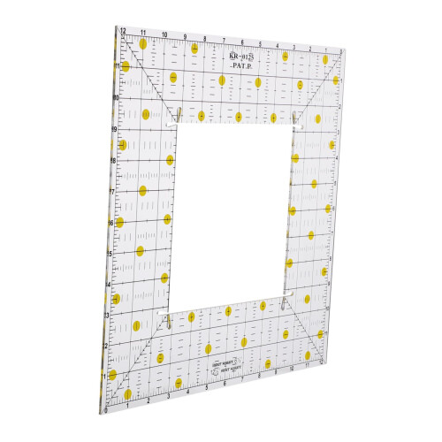 Quilting Ruler for Easy Quilt Square Cutting Sewing Fabric Patchwork Template with Smooth Edges