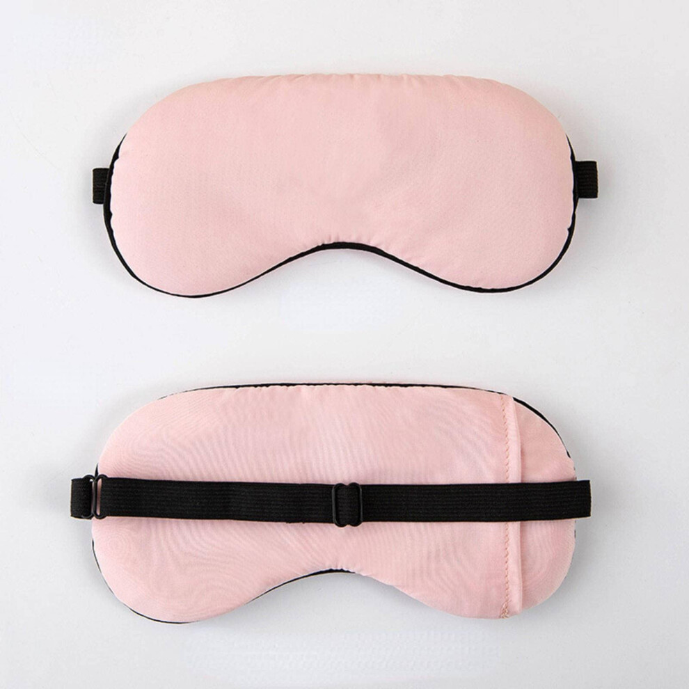 Light/Peach Sleep Mask Ice Silk Cooling Eye Mask With Gel Insert, Doublesided Breathable Blocking For Travel And Summer Naps, Color