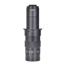 Industrial Microscope Camera with 6.5:1 Zoom CMount Lens, Resolution for Electronics and Jewelry Inspection