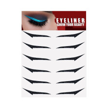 Glitter Eyeliner Stickers 6 Pairs Waterproof Self Adhesive LongLasting for Women and Parties