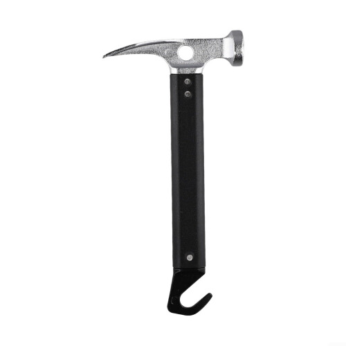 Camping Tent Hammer DoubleHeaded Design MultiFunction Nail Puller With AntiSlip Grip For Awning Stakes