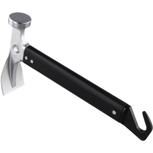 Camping Tent Hammer DoubleHeaded Design MultiFunction Nail Puller With AntiSlip Grip For Awning Stakes 1