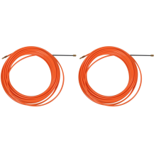 4 mm 15 meter Oranje Kabelgeleider Nylon Elektrische Kabeltrekker